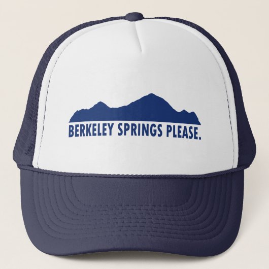 Casquette Berkeley Springs West Virginia S'il vous plaît (Devant)