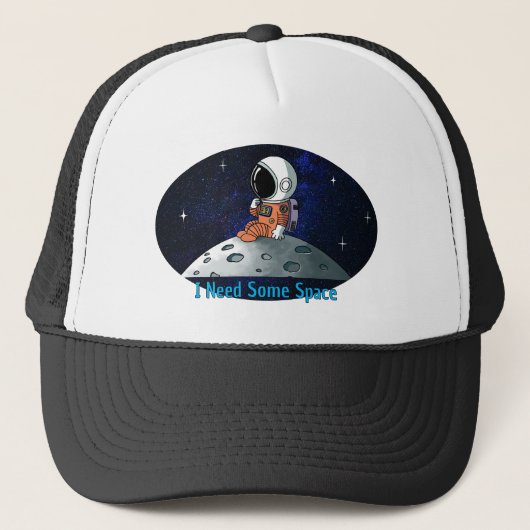 Casquette Besoin d'espace, astronaute, homme d'espace, perso (Devant)