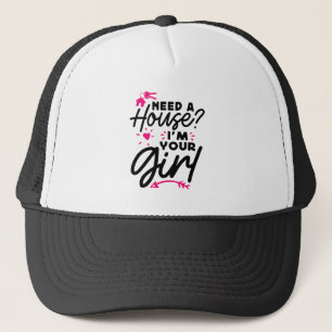 Casquette Besoin d'une maison Je suis votre fille Maison clé