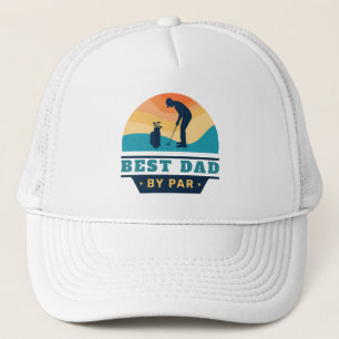 Casquette Best Dad By Par Retro Fête des pères Golf Lover