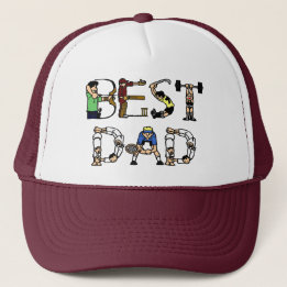 Casquette Best Dad Sports Fun