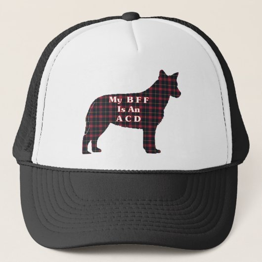 Casquette BFF de chien de bétail australien (Devant)
