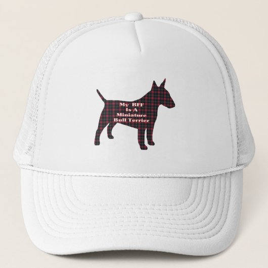 Casquette BFF de Miniature Bull Terrier (Devant)