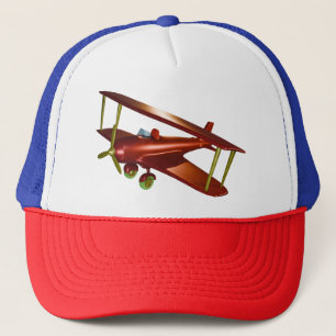 Casquette Bi-avion rouge amusant Aviation Aérospatiale Vol
