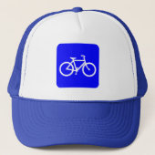 Casquette Bicyclette - Bleu (Devant)
