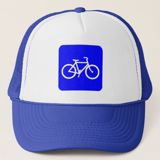 Casquette Bicyclette - Bleu (Devant)