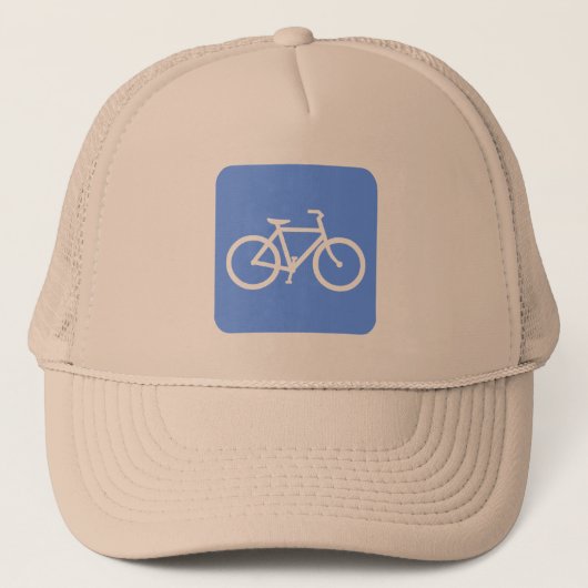 Casquette Bicyclette - Bleu bébé (Devant)