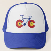 Casquette Bicyclette Drapeau du Colorado (Devant)
