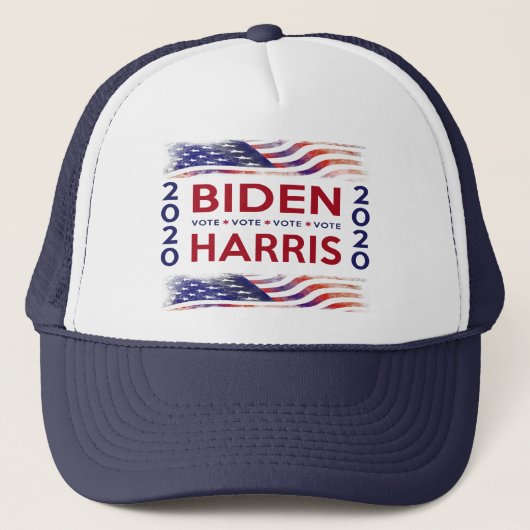 Casquette Biden Harris 2020 La démocratie est sur le bulleti (Devant)