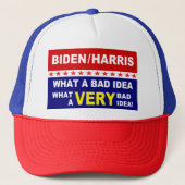 Casquette Biden Harris 2020 quelle mauvaise idée (Devant)