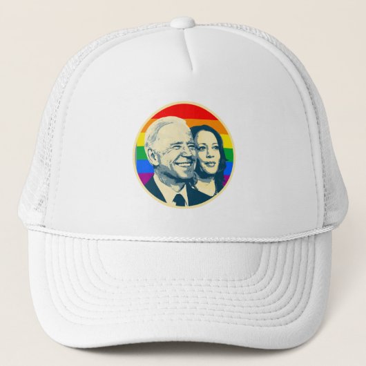 Casquette Biden Harris Rainbow Pride (Devant)