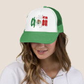 Casquette Bien Chingon avec le drapeau mexicain (En situation)