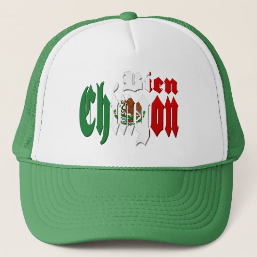 Casquette Bien Chingon avec le drapeau mexicain (Devant)