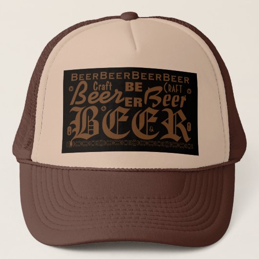 Casquette Bière artisanale, Brown (Devant)