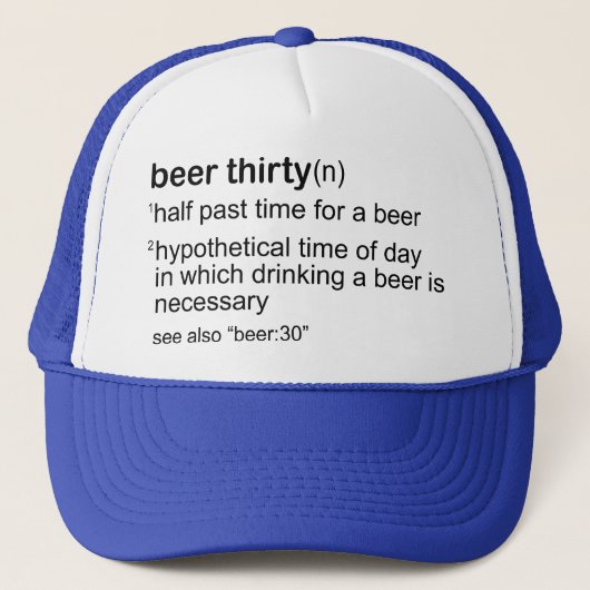 Casquette Bière trente (Devant)