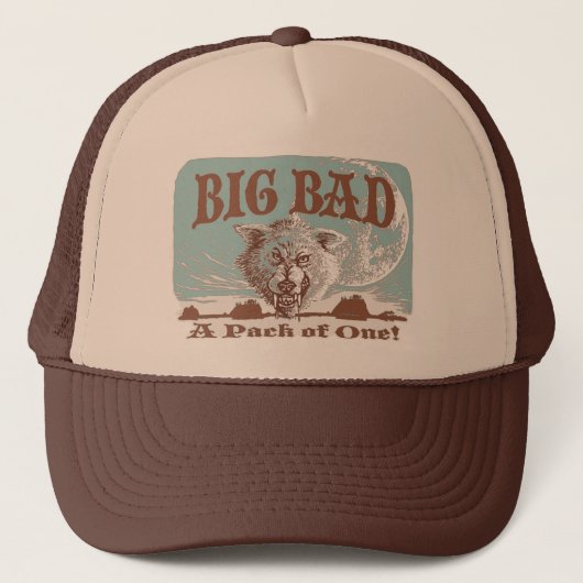 Casquette Big Bad Wolf Gear par Mudge Studios (Devant)
