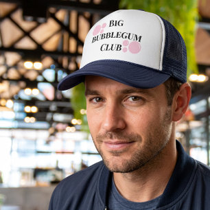 Casquette "Big Bubblegum Club" Bulles de Blague Drôle pour M