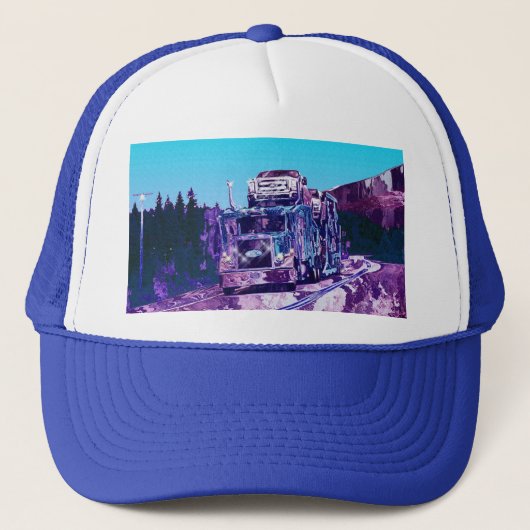 Casquette Big Rig Transporter Automobile Conduite Trucker Ha (Devant)
