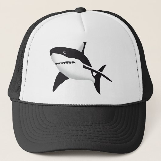 Casquette Big White Shark (Devant)