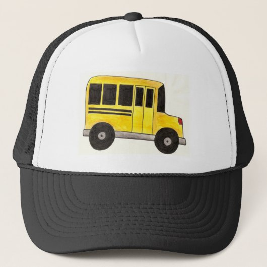Casquette Big Yellow School Bus Conducteur Bus Enseignant (Devant)