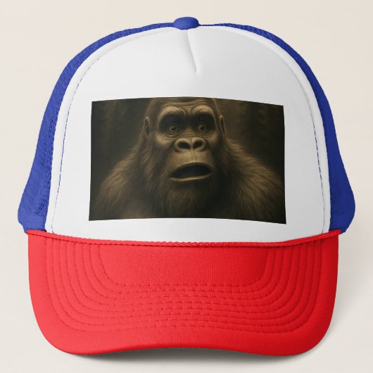 Casquette Bigfoot Sasquatch Alien UFO Funny (Devant)