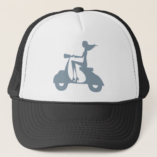 Casquette Bigorneau de scooter de fille (Devant)