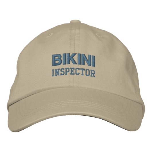 CASQUETTE BIKINI INSPECTOR (monotone) (Devant)