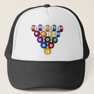 Casquette Billard / Ballons de piscine - Chapeau de camion p