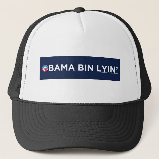 Casquette Bin Lyin d'Obama (Devant)