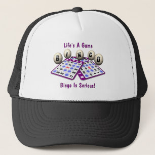 Casquette Bingo-test : La vie est un jeu