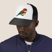 Casquette Birdorable Rosella oriental (En situation)