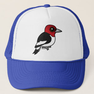 Casquette Birdorable Rouge-a dirigé le pivert
