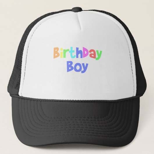 Casquette Birthday Boy (Devant)