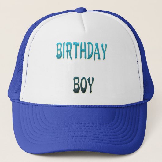 Casquette Birthday Boy (Devant)