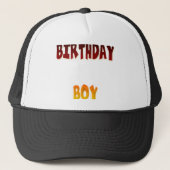 Casquette Birthday Boy (Devant)