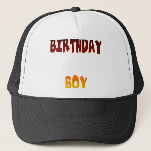 Casquette Birthday Boy (Devant)