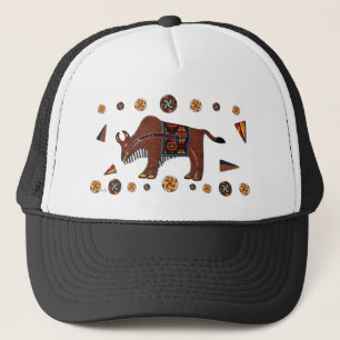 Casquette Bison Americana 3D