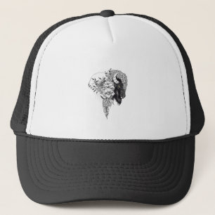 Casquette Bison de Buffalo Nature sauvage Illustration Art