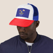 Casquette Bitcoin Crypto Moon Astronaut Design BTC (En situation)