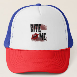 Casquette Bite me - Citation Cool - Halloween - Bat