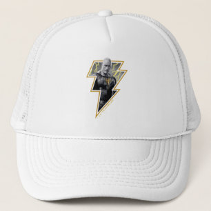 Casquette Black Adam Grey et Gold Lightning Graphic