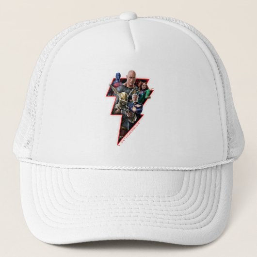Casquette Black Adam Group Lightning Graphic (Devant)