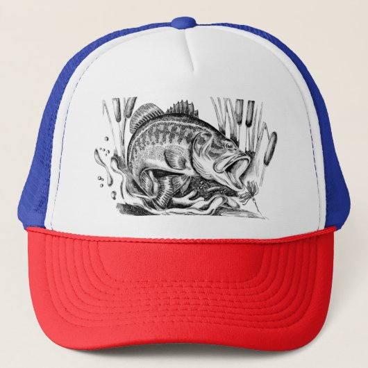 Casquette Black bass (Devant)