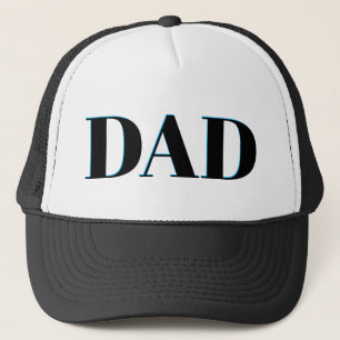 Casquette Black Blue Dad Father's Day Trucker