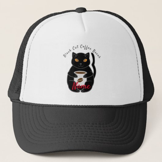 Casquette Black Cat Coffee Break Thunder_Cove (Devant)