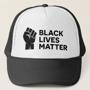 Casquette Black Lives Matter BLM Poing Levé Poing Clinché Po