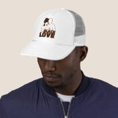 Casquette Black Love Brown Love (En situation)