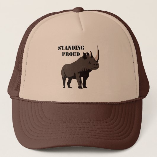 Casquette Black Rhino debout fier (Devant)