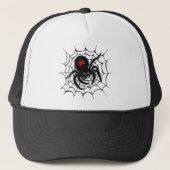 Casquette Black Spider en Web (Devant)