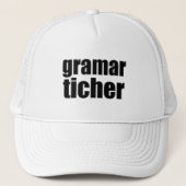 Casquette Blague de professeur de grammaire (Devant)